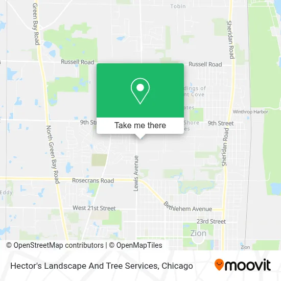 Hector's Landscape And Tree Services map