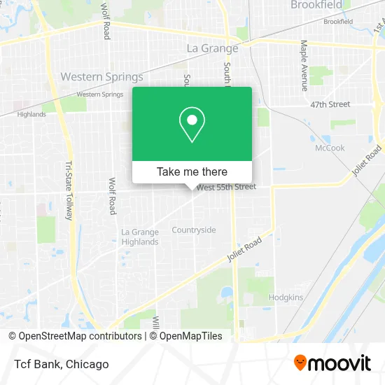 Tcf Bank map