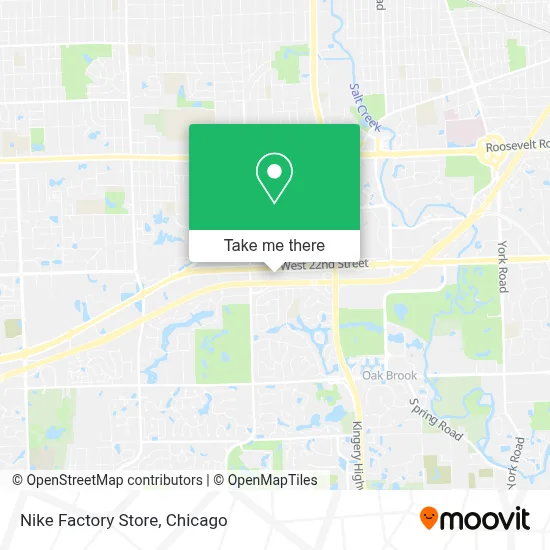 Nike Factory Store map