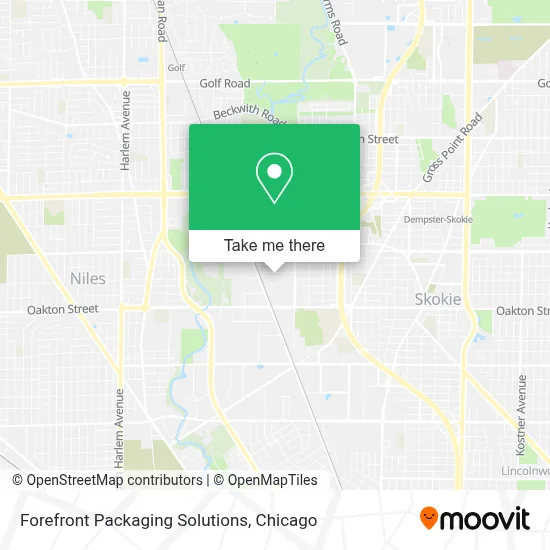 Forefront Packaging Solutions map