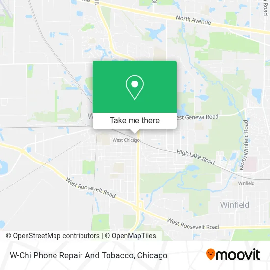 W-Chi Phone Repair And Tobacco map