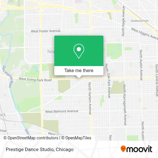 Prestige Dance Studio map