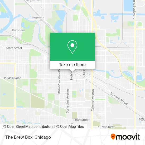 The Brew Box map