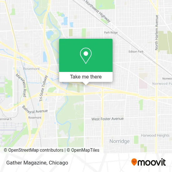 Gather Magazine map