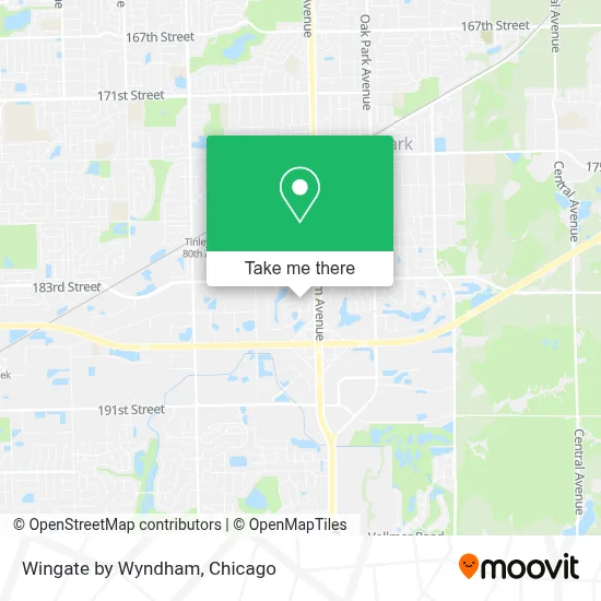 Wingate by Wyndham map