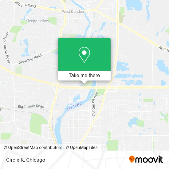 Circle K map
