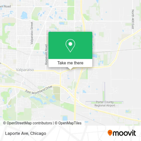 Laporte Ave map