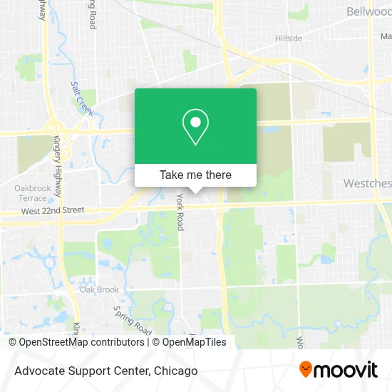 Advocate Support Center map
