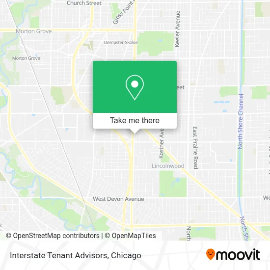 Interstate Tenant Advisors map