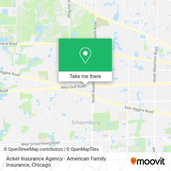 Acker Insurance Agency - American Family Insurance map