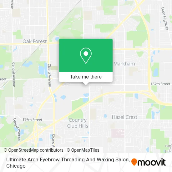 Ultimate Arch Eyebrow Threading And Waxing Salon map