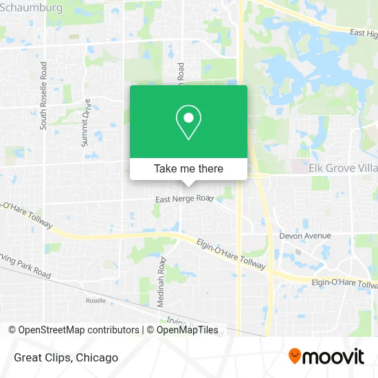 Great Clips map