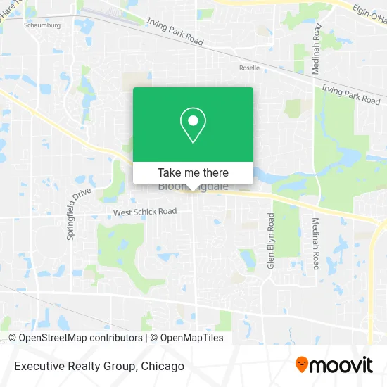 Executive Realty Group map
