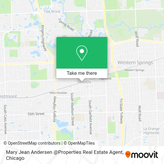 Mary Jean Andersen @Properties Real Estate Agent map
