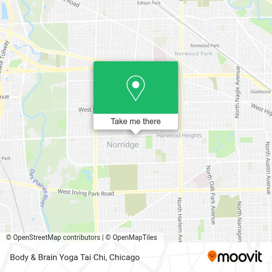 Body & Brain Yoga Tai Chi map