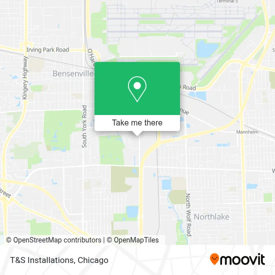 T&S Installations map