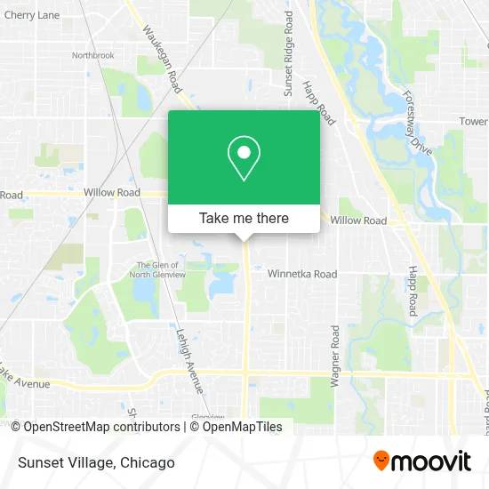Sunset Village map