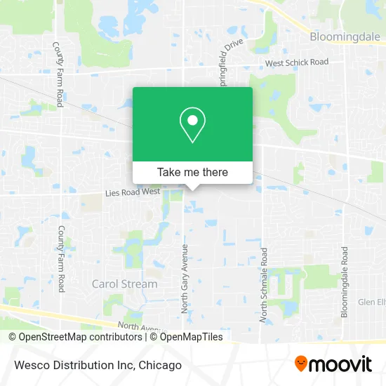 Wesco Distribution Inc map
