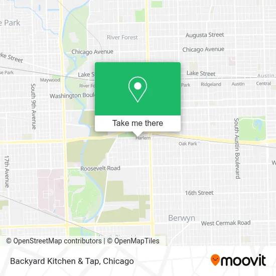 Backyard Kitchen & Tap map