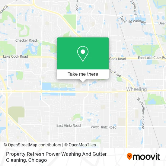 Property Refresh Power Washing And Gutter Cleaning map