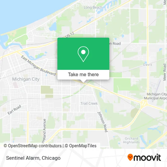 Sentinel Alarm map