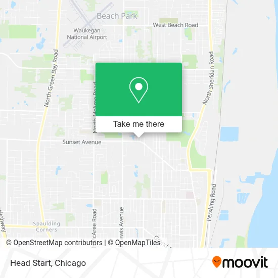 Head Start map