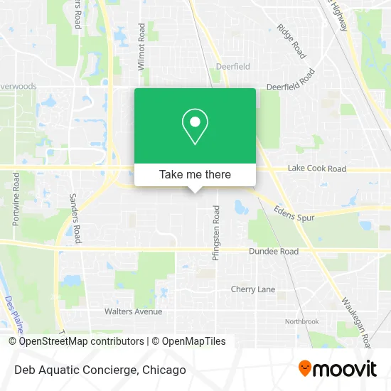 Deb Aquatic Concierge map