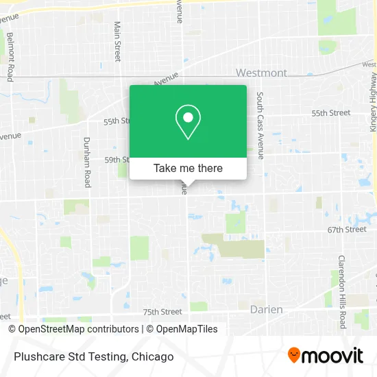Plushcare Std Testing map