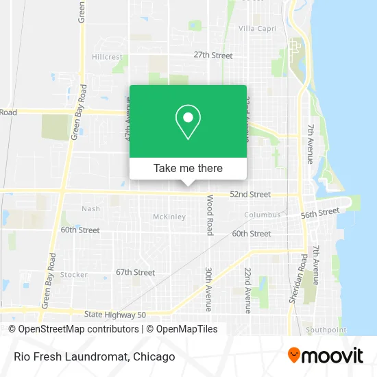 Rio Fresh Laundromat map