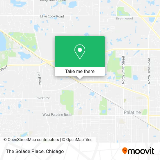 The Solace Place map