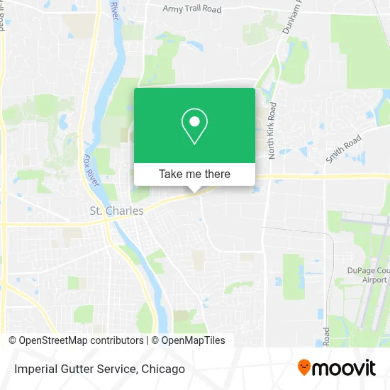 Imperial Gutter Service map