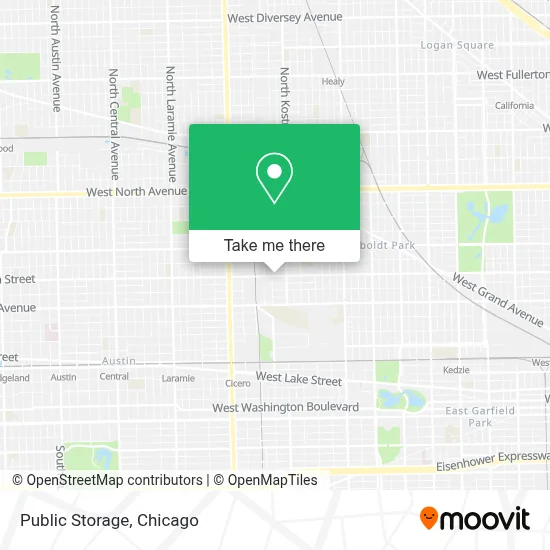 Public Storage map