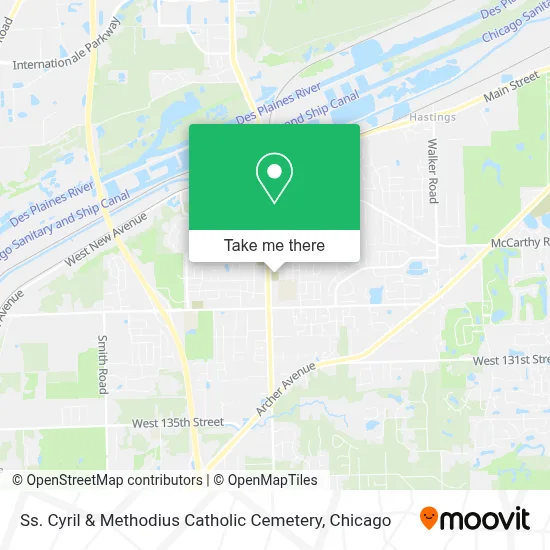 Ss. Cyril & Methodius Catholic Cemetery map