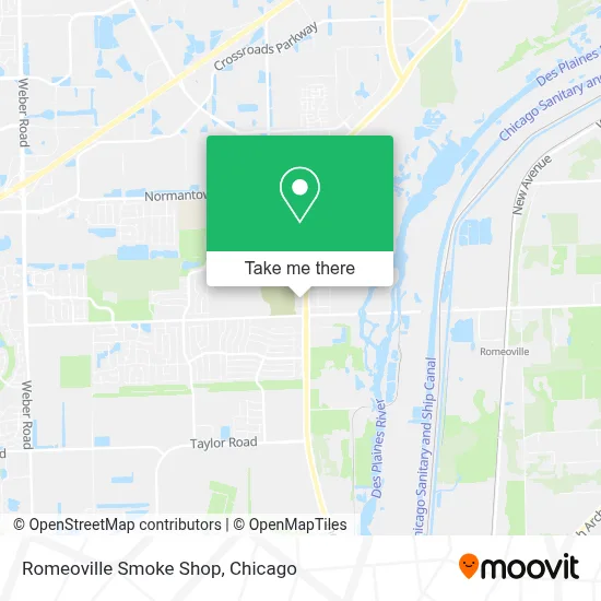 Romeoville Smoke Shop map