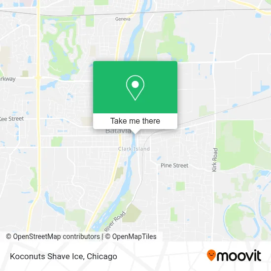 Koconuts Shave Ice map