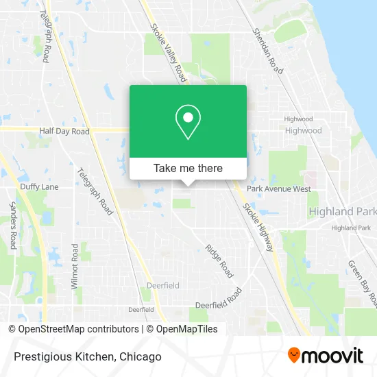 Prestigious Kitchen map