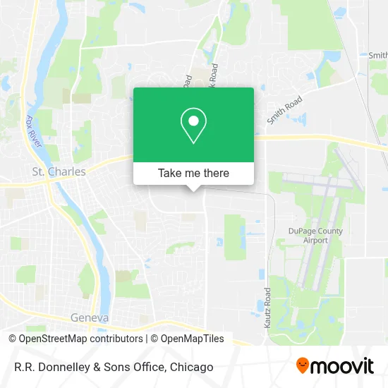 R.R. Donnelley & Sons Office map