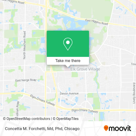 Concetta M. Forchetti, Md, Phd map