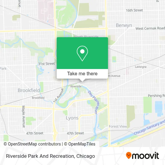 Riverside Park And Recreation map