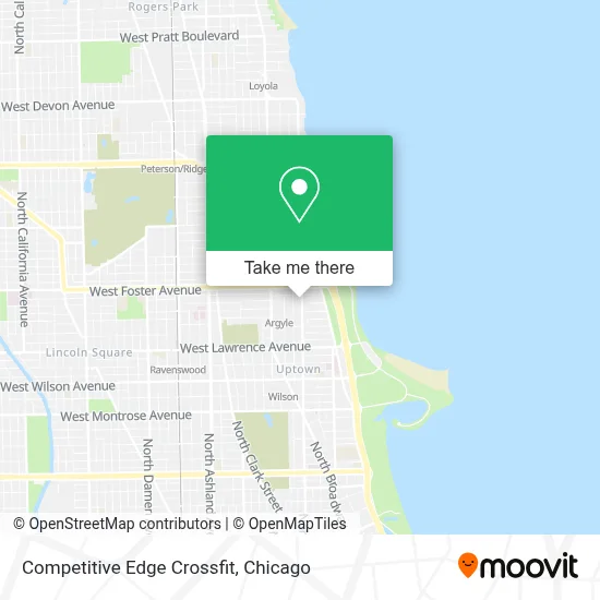 Competitive Edge Crossfit map