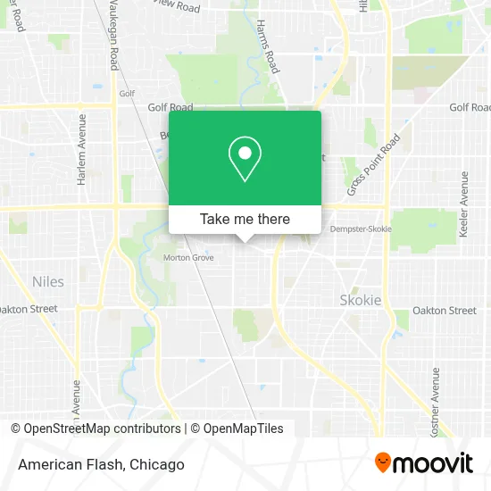 American Flash map