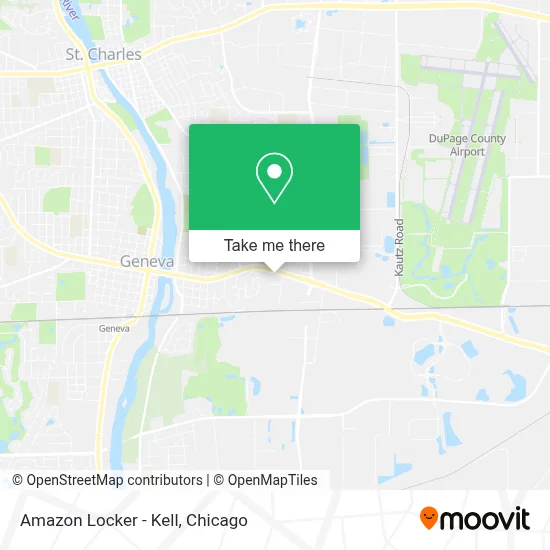 Amazon Locker - Kell map