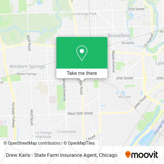 Drew Karis - State Farm Insurance Agent map