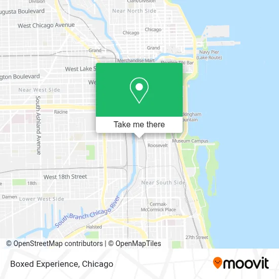 Boxed Experience map