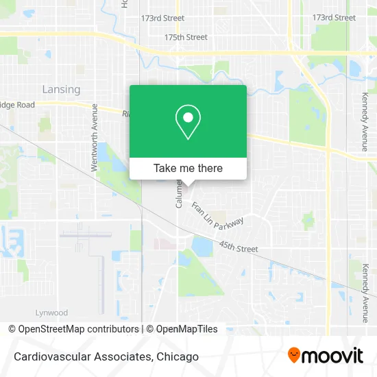 Cardiovascular Associates map