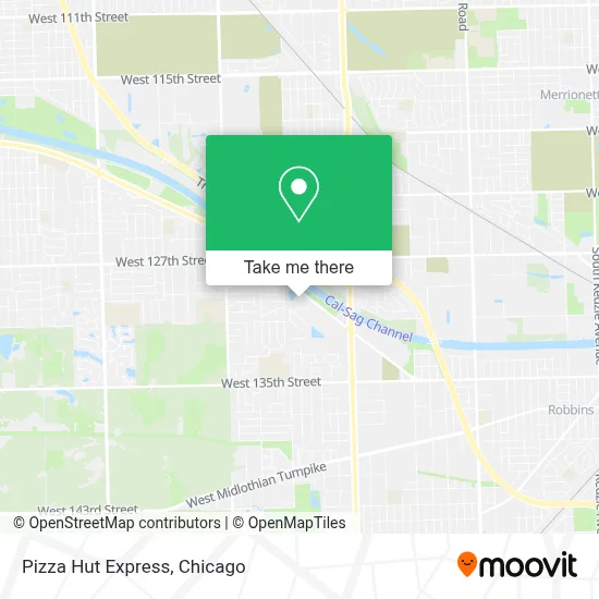 Pizza Hut Express map