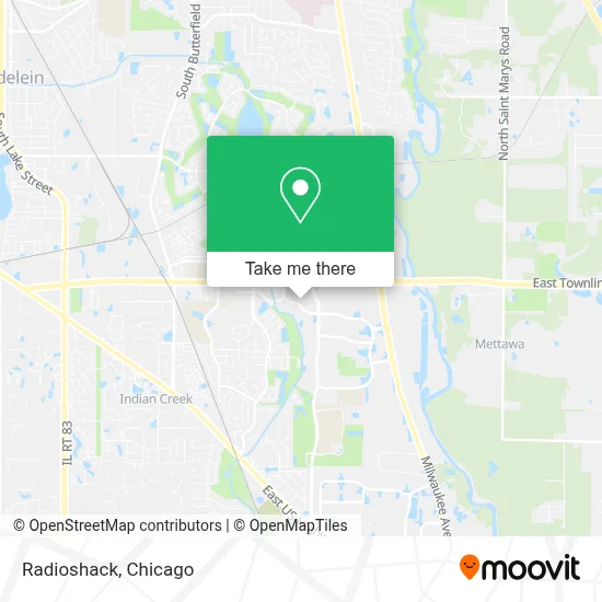 Radioshack map