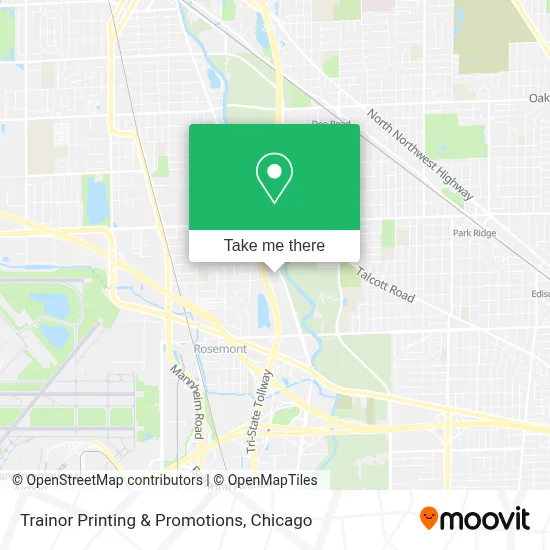Trainor Printing & Promotions map