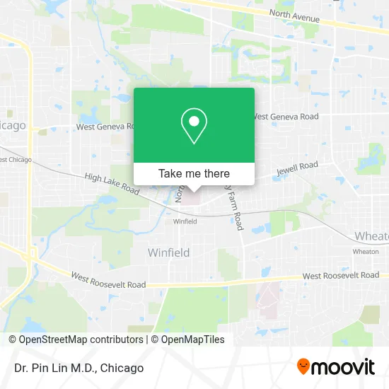 Dr. Pin Lin M.D. map