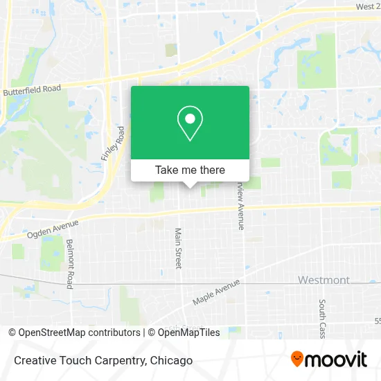 Creative Touch Carpentry map